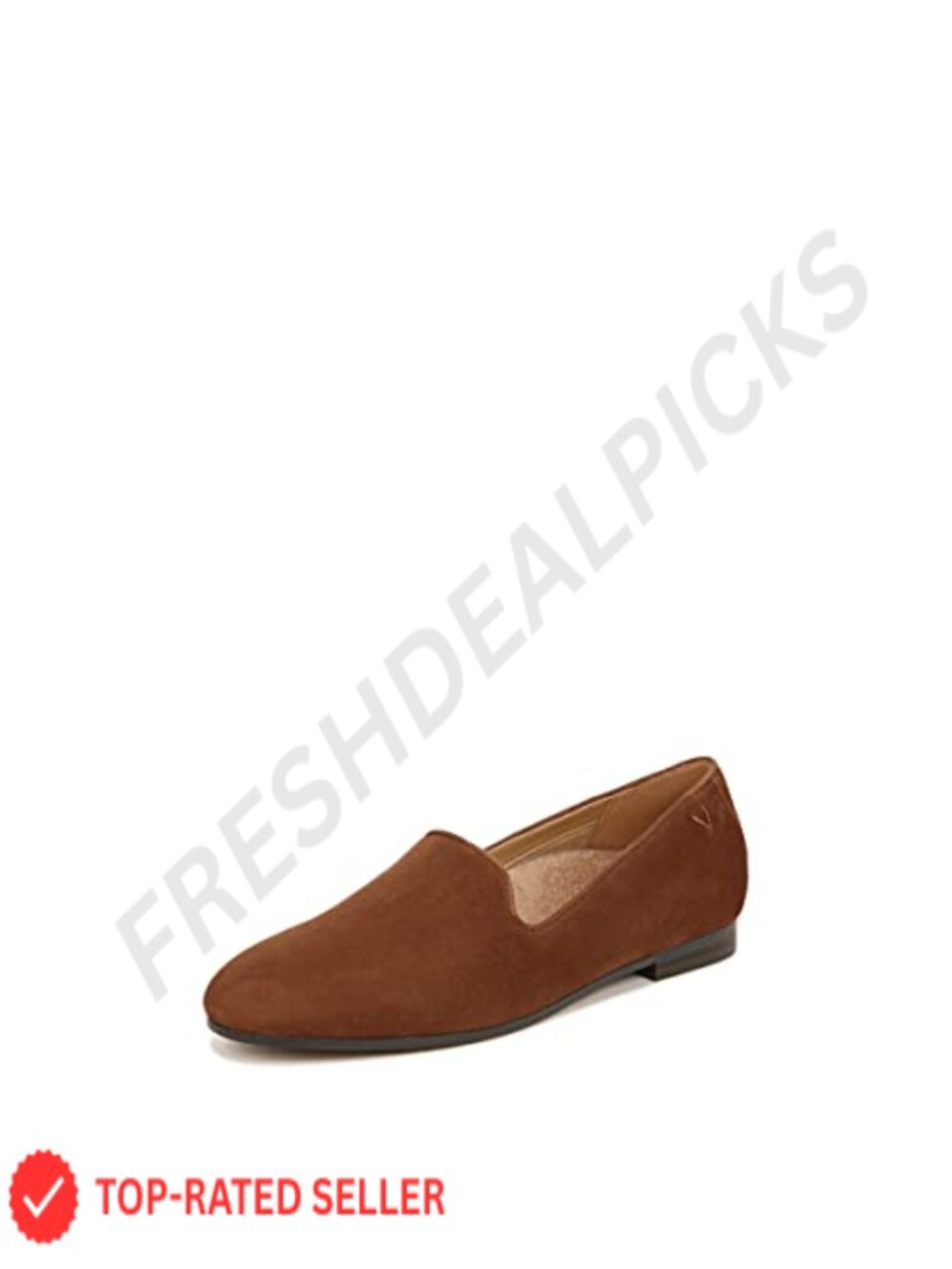 Vionic Willa Slip-On Loafer Suede Almond Toe Cushioned